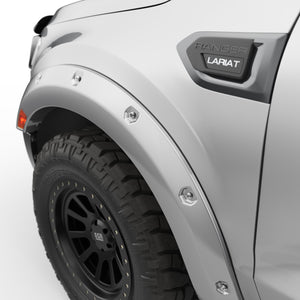 EGR 19-22 Ford Ranger Painted To Code Ingot Traditional Bolt-On Look Fender Flares Silver Set Of 4