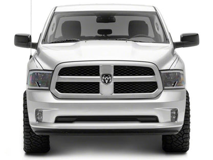 Raxiom 09-18 Dodge RAM 1500/2500/3500 Axial Headlights w/ SEQL LED Bar- Black Housing (Clear Lens)