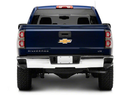 Raxiom 14-18 Chevrolet Silverado 1500 LED Tail Lights/Seq Turn Signals- Chrome- Clear Lens
