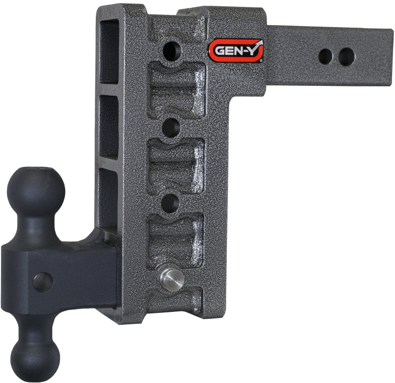 Gen-Y Mega Duty 2.5in Shank 9in Drop 3.5K TW 32K Hitch w/GH-0161 Dual-Ball