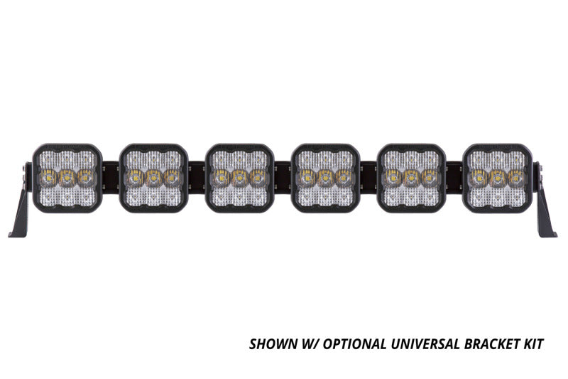 Diode Dynamics SS5 Sport Universal CrossLink 6-Pod Lightbar - Yellow Driving