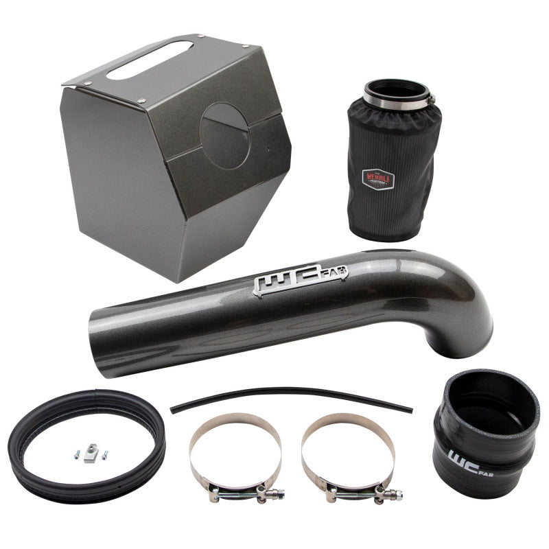 Wehrli 17-19 Chevrolet 6.6L L5P Duramax 4in Intake Kit - Bengal Silver