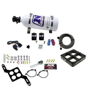 Nitrous Express Dominator Single Entry Crossbar Pro-Power Nitrous Kit (100-500HP) w/5lb Bottle