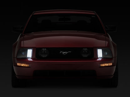 Raxiom 05-09 Ford Mustang w/ Halogen Projector Headlights- Black Housing (Clear Lens) (No GT500 )