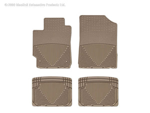 WT Rubber Mats - Rear - Tan