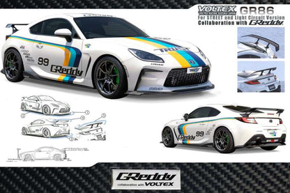GReddy 2022+ Subaru BRZ X VOLTEX Aero Kit Front Under Spoiler FRP