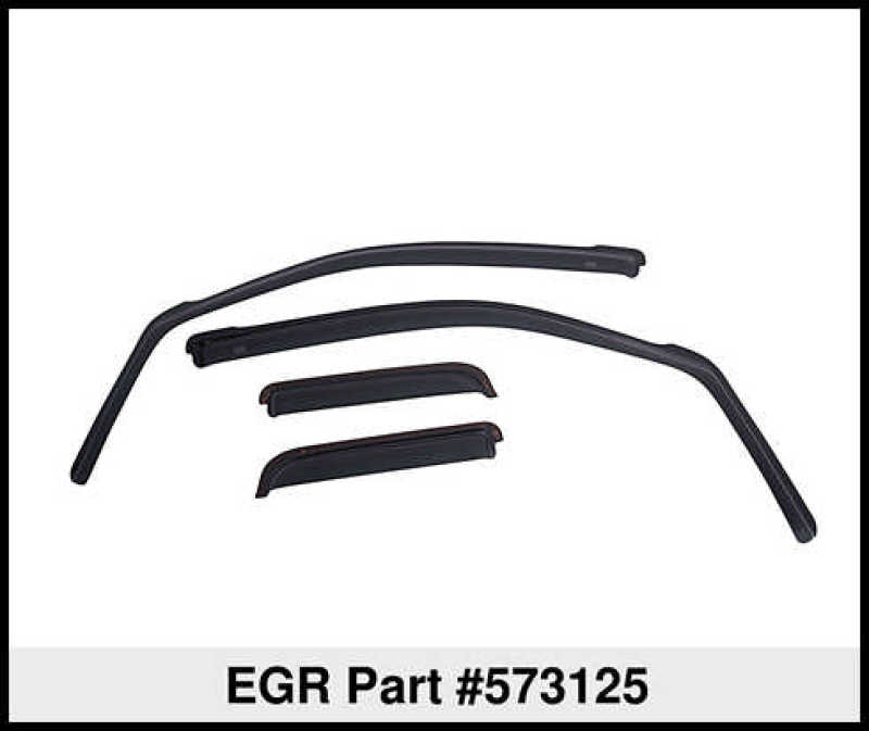 EGR 01-03 Ford F150 Super Crew In-Channel Window Visors - Set of 4 - Matte