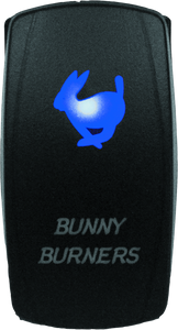 DragonFire Racing Lighted Switch Bunny Burner On/Off Blue