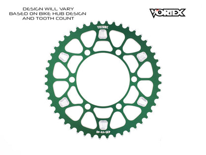 Vortex Racing V4 42 Tooth 520 Rear Sprocket - Green