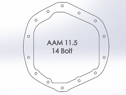 aFe Power Front/Rear Diff Cover Kit w/ Oil 03-13 Dodge L6 Trucks (AAM 9.25-14 & AAM 11.5-14)