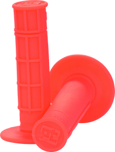 ProTaper 1/2 Waffle Grips - Neon Red