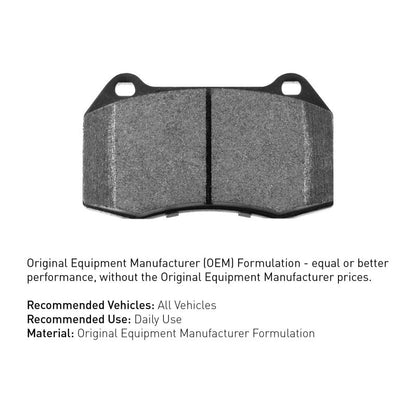 R1 91-95 Porsche 968 Rear/Front Optimum OE Brake Pads