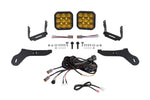 Diode Dynamics 17-20 Ford Raptor SS5 Bumper LED Pod Light Kit - Sport Yellow Driving