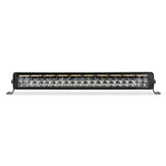 Go Rhino Xplor Blackout Combo Series Dbl Row LED Light Bar w/Amber (Side/Track Mount) 21.5in. - Blk