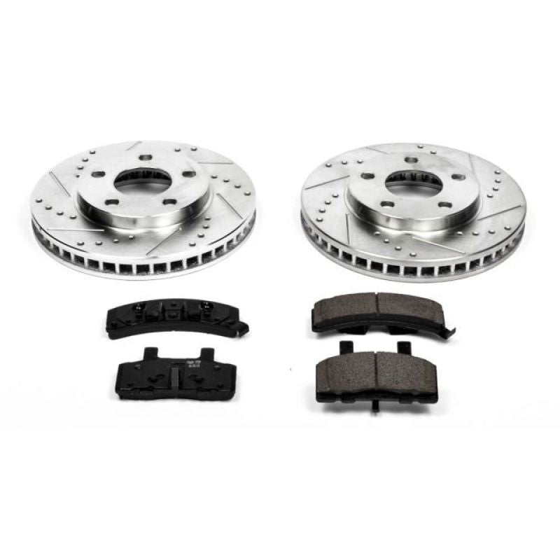 Power Stop 91-93 Cadillac Commercial Chassis Front Z23 Evolution Sport Brake Kit