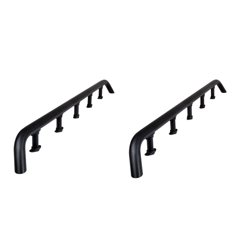 Go Rhino SRM500 Dual Rail Kit (For 65in. Long Rack) - Tex. Blk (Rails ONLY - Req. Platform)