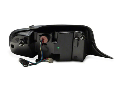 Raxiom 13-14 Ford Mustang CXR Series LED Tail Lights- Black Housing- Smoked Lens