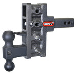 Gen-Y Mega Duty 2in Shank 5in Offset Drop 1.5K TW 10K Hitch w/GH-031 Dual-Ball/GH-032 Pintle Lock