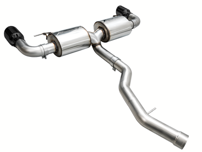 AWE 19-23 BMW 330i / 21-23 BMW 430i Base G2X Touring (Excl. Conv) Axle-Back Exhaust - Diamond Black