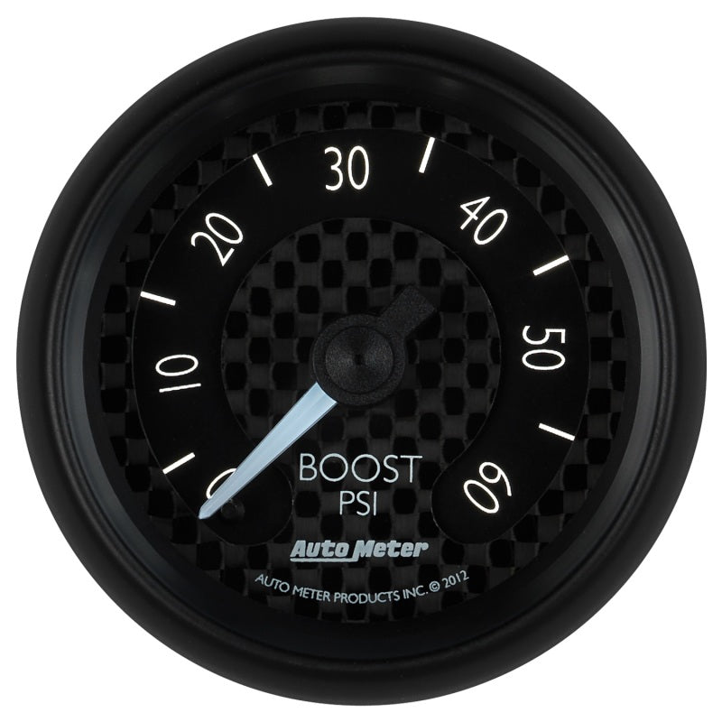 Autometer GT Series 52mm Mechanical 0-60 psi Boost Gauge