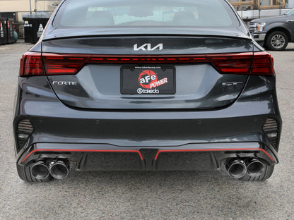 aFe 22-24 Kia Forte GT 1.6L 3in-2.5in 304 Stainless Steel Axle-Back Exhaust w/ Polished Tips