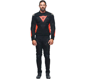 Dainese Energyca Air Tex Jacket Black/Fluorescent-Red Size - 52