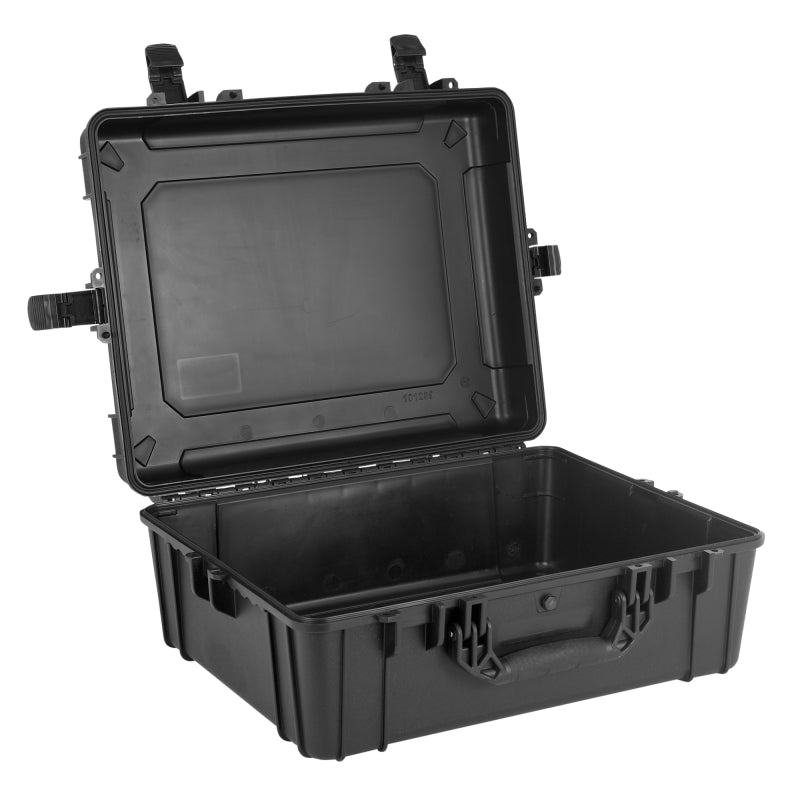 Go Rhino XVenture Gear Hard Case - Large 25in. / Lockable / IP67 / Automatic Air Valve - Tex. Black