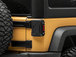 Raxiom 07-18 Jeep Wrangler JK Axial Series Trident LED Tail Lights- Blk Housing (Smoked Lens)