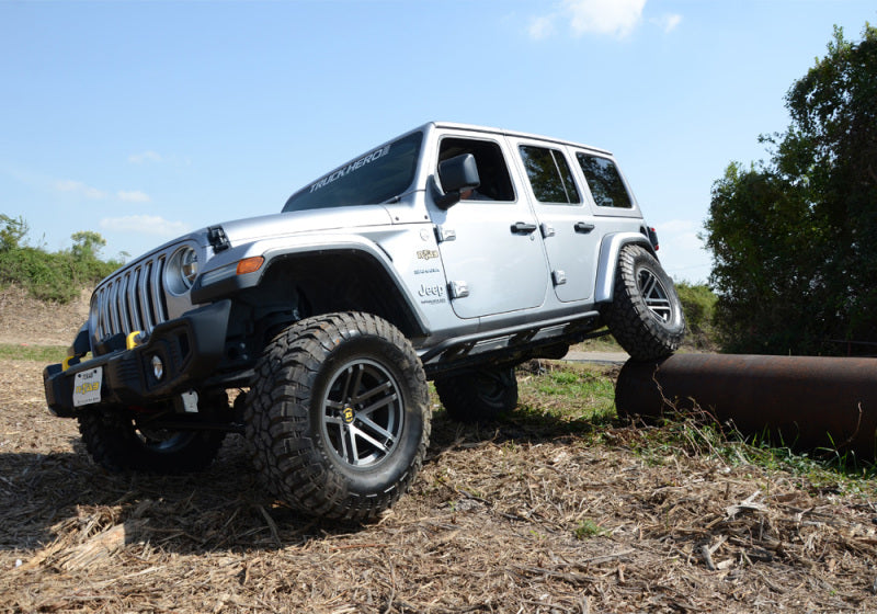 N-Fab Trail Slider Steps 2020 Jeep Wrangler Gladiator JT 4 Door All Beds - SRW - Textured Black