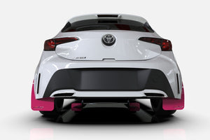 Rally Armor 13-19 Ford Fiesta ST Pink Mud Flap BCE Logo