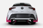 Rally Armor 18-23 Subaru Crosstrek Pink Mud Flap BCE Logo