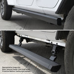 RealTruck 18-24 Jeep Wrangler 4dr VoltStep Electric Running Board Kit - Bedliner Coating