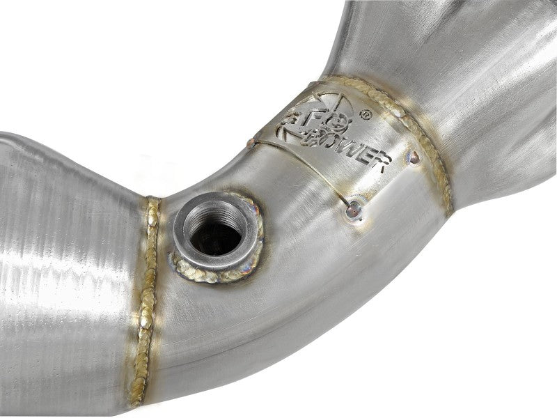 aFe 12-17 Toyota 86 / FRS / BRZ Twisted Steel 304 Stainless Steel Long Tube Header w/ Cat