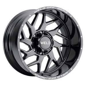 Weld Off-Road W117 22X10 Fulcrum 6X135 6X139.7 ET13 BS6.00 Gloss Black MIL 106.1