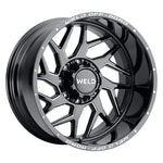 Weld Off-Road W117 22X10 Fulcrum 6X135 6X139.7 ET-18 BS4.75 Gloss Black MIL 106.1