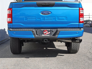 aFe Apollo GT 3in 409 SS Cat-Back Exhaust 2021 Ford F-150 V6 2.7L/3.5L (tt)/V8 5.0L w/ Black Tips