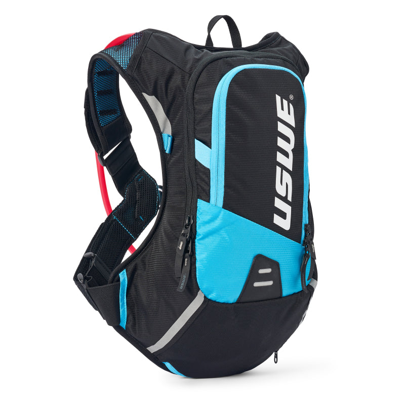 USWE MTB Hydro Hydration Pack 8L - Black/ Horizon Blue