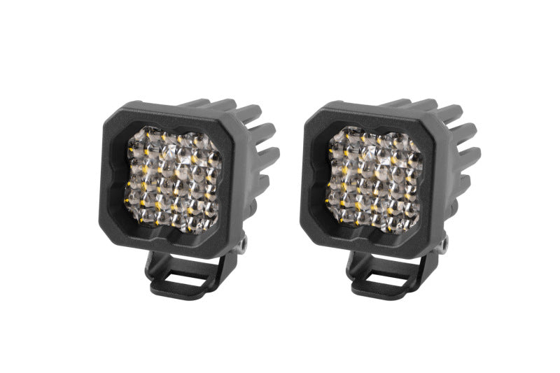 Diode Dynamics Stage Series C1 LED Pod Sport - White Flood Standard RBL (Pair)