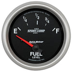 Autometer Sport-Comp II 2-5/8in Short Sweep Electronic 0-90ohms Fuel Level Gauge