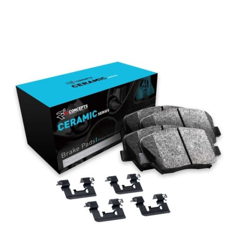R1 17-24 Mazda Cx-3 Rear Ceramic Brake Pads and Hardware Kit