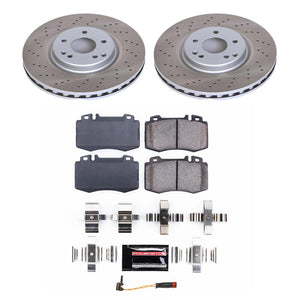 Power Stop 05-06 Mercedes-Benz SLK350 Front Semi-Coated Rotor Kit