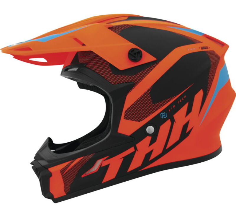 THH Helmets T710XR Airtech Orange/Black Youth - Small