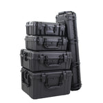 Go Rhino XVenture Gear Hard Case - Medium 18in. / Lockable / IP67 / Automatic Air Valve - Tex. Black