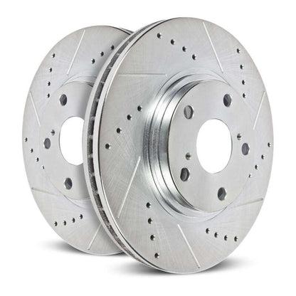 Power Stop 21-22 Volkswagen ID.4 Front Drilled & Slotted Rotor - Pair