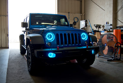 Oracle 07-16 Jeep Wrangler JK SMD HL - ColorSHIFT w/ BC1 Controller