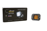 Diode Dynamics Stage Series C1 LED Pod - Yellow SAE Fog Flush ABL Each