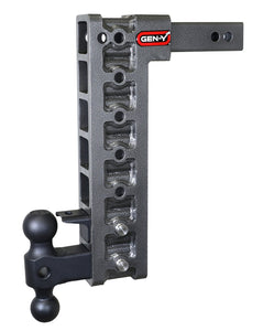 Gen-Y Mega Duty 2in Shank 15in Drop 10K Hitch w/GH-031 Dual-Ball/GH-032 Pintle Lock