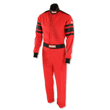 RaceQuip Red SFI-1 1-L Suit - Large