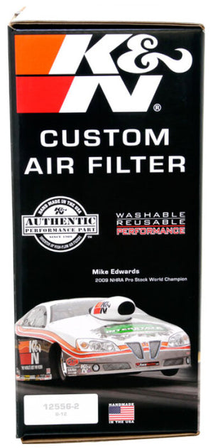 K&N Round Air Filter Assembly 5-1/8in FLG 11in OD 3-3/8in