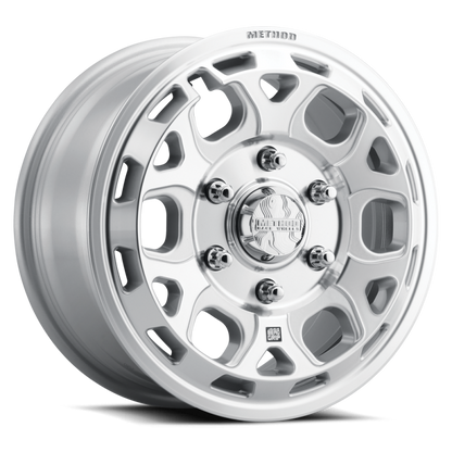 Method MR416 Bead Grip 15x7 / 6x5.5 / 74mm Offset / 78.30mm CB - Machined Clear Coat Wheel